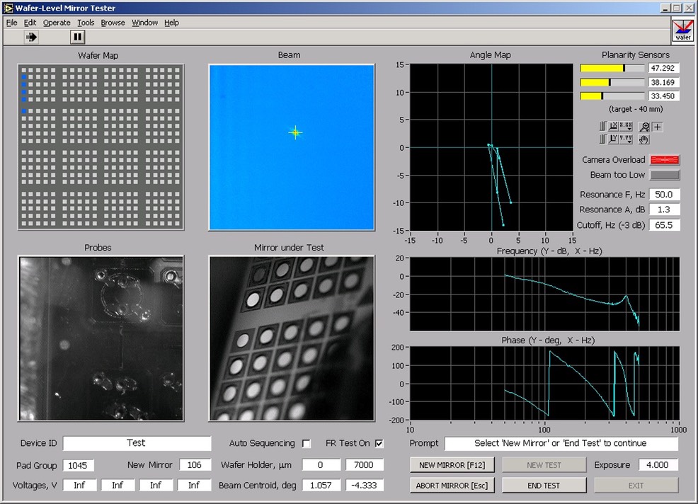 Micro_mirror_test_station